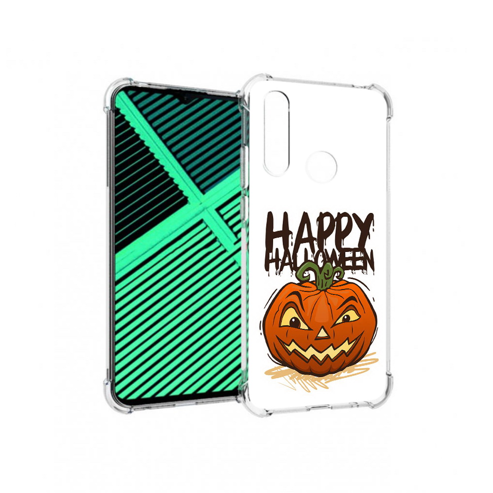 

Чехол MyPads Tocco для Motorola Moto G8 Power Lite Хэллоуин счастливый (PT227069.358.195), Прозрачный, Tocco