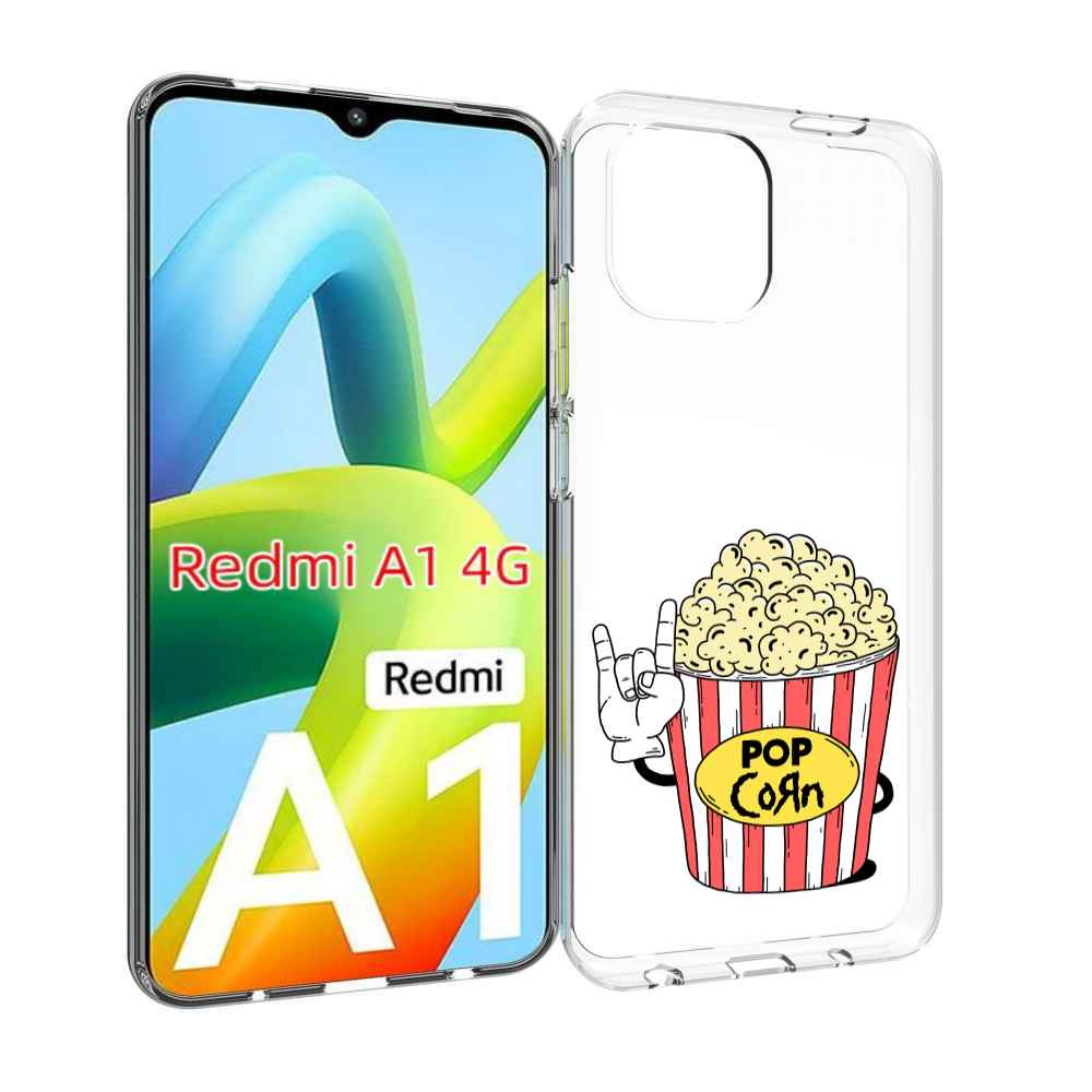 

Чехол Mypads Крутой Попкорн Для Xiaomi Redmi A1, Прозрачный, Tocco