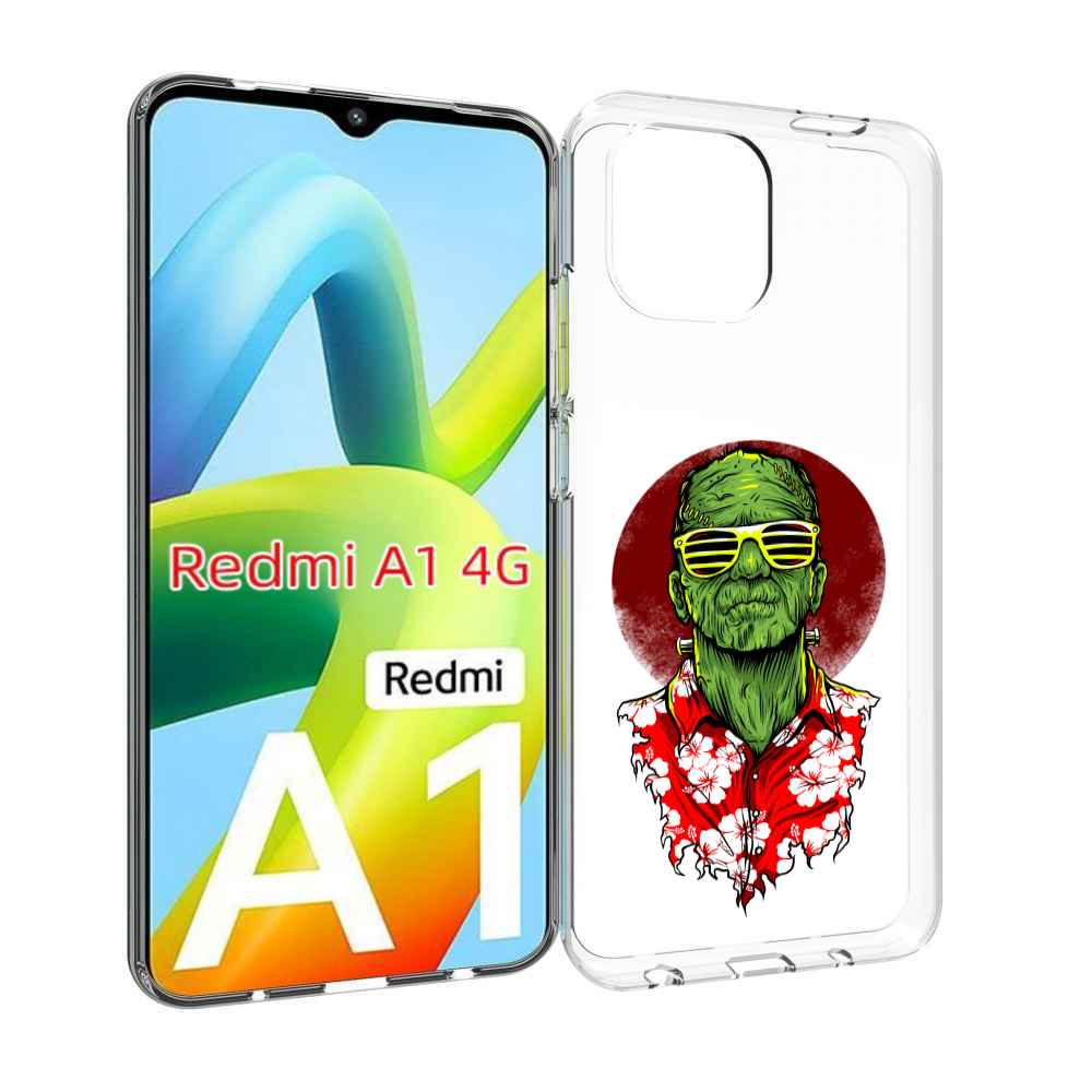 

Чехол Mypads Крутой Зеленый Мужчина В Очках Для Xiaomi Redmi A1, Прозрачный, Tocco