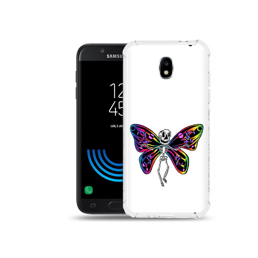 

Чехол MyPads Tocco для Samsung Galaxy J5 (2017) эффект бабочки, Прозрачный, Tocco