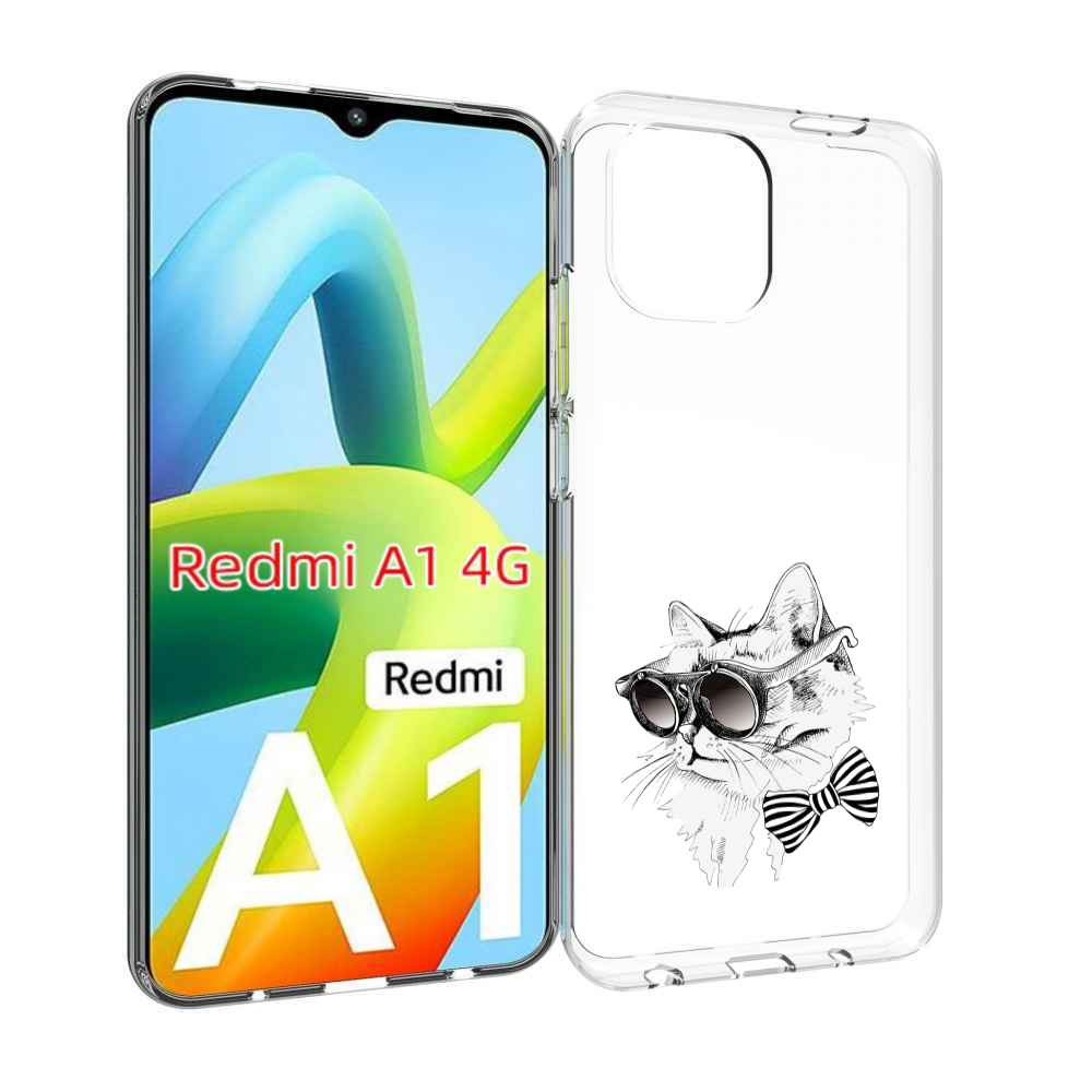 Чехол Mypads Крутая Кошка В Очках Для Xiaomi Redmi A1
