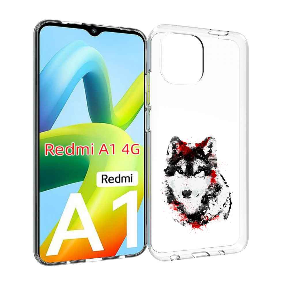 

Чехол Mypads Кровавый Волк Для Xiaomi Redmi A1, Прозрачный, Tocco