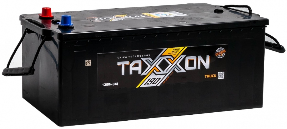 Аккумулятор Taxxon Truck 190 А/ч 1200 А пр.пол. (3) Евро авто (512х222х221) 703190