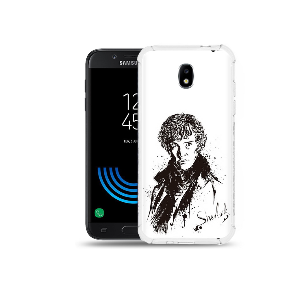

Чехол MyPads Tocco для Samsung Galaxy J5 (2017) шерлок холмс портрет, Прозрачный, Tocco