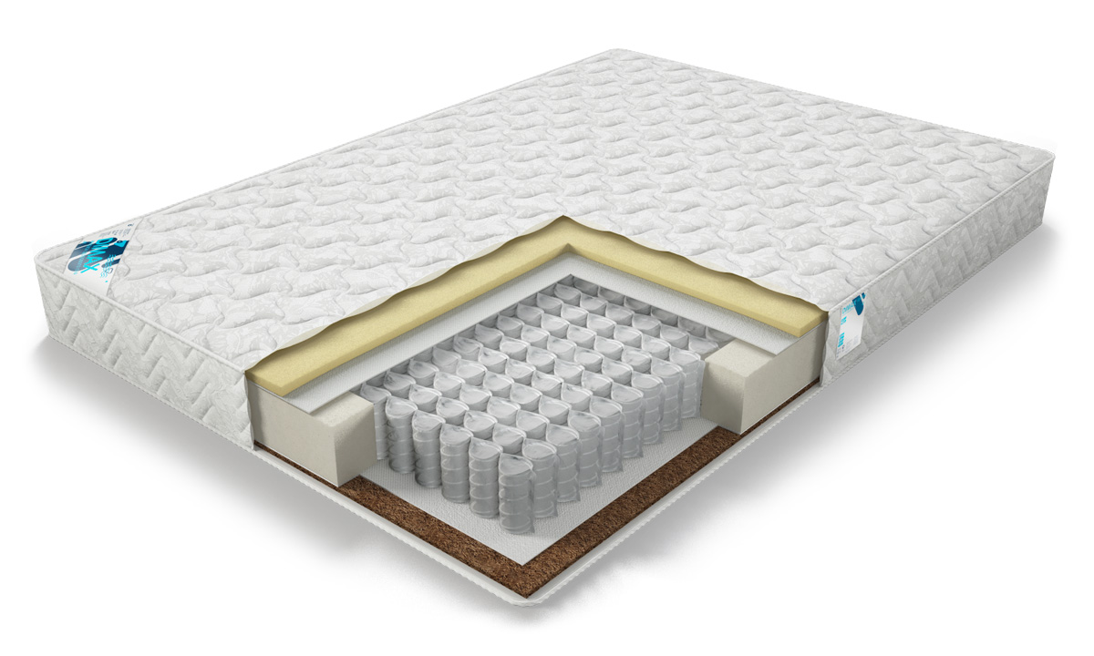 

Матрас ортопедический пружинный DIMAX Практик Мемо Хард 500 165х195, Практик Мемо Хард 500