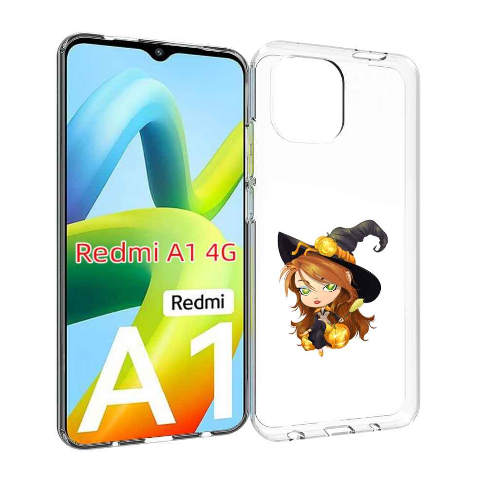 

Чехол Mypads Ведьмочка Для Xiaomi Redmi A1, Прозрачный, Tocco