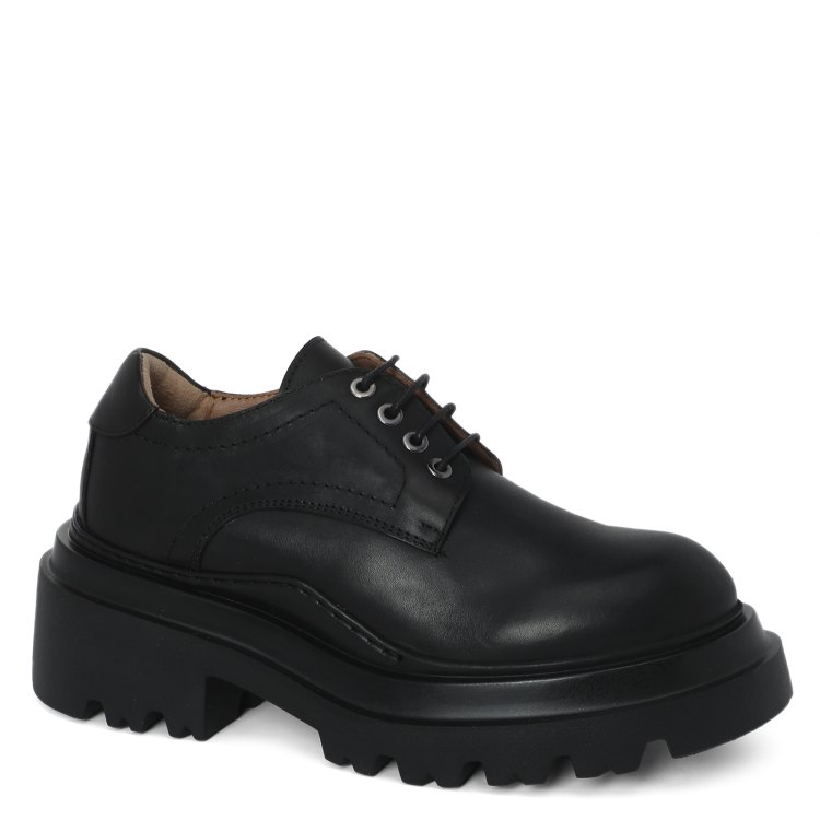 

Полуботинки женские GIANNI RENZI GR1014 черные 40 EU, Черный, GR1014