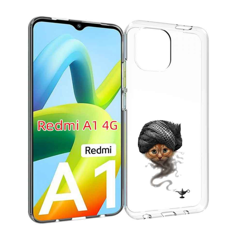 

Чехол Mypads Кот Джин Для Xiaomi Redmi A1, Прозрачный, Tocco