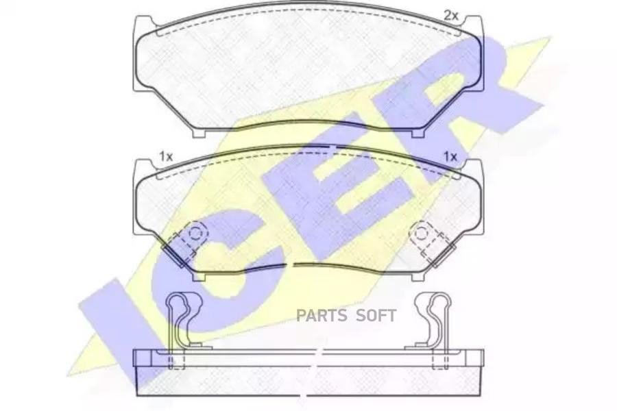 

Колодки Передние Suzuki Grand Vitara Icer 141096 Icer арт. 141096