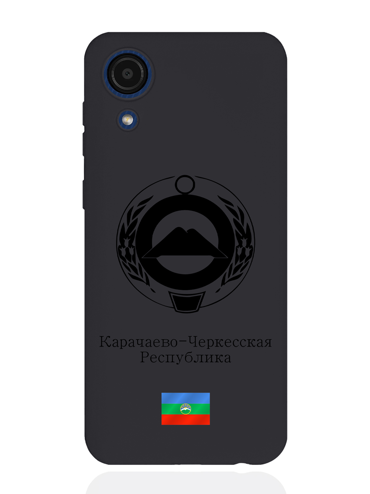 

Чехол SignumCase для Samsung Galaxy A03 Core Черный Герб Карачаево-Черкесии черный