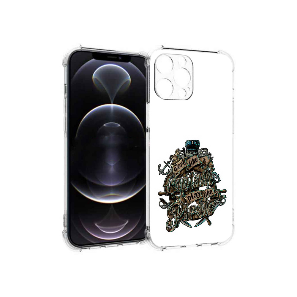 

Чехол MyPads Tocco для Apple iPhone 13 Pro Max капитан пиратов (PT163170.617.385), Прозрачный, Tocco