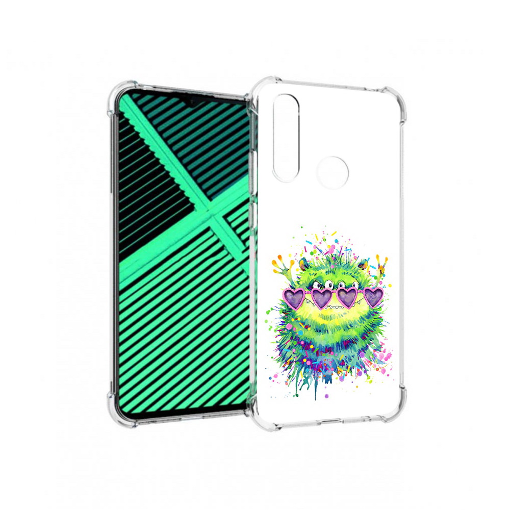 

Чехол MyPads Tocco для Motorola Moto G8 Power Lite Пушистый персонаж (PT227069.358.142), Прозрачный, Tocco