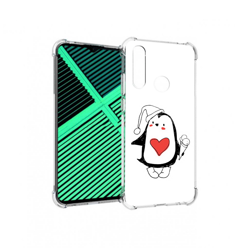 

Чехол MyPads Tocco для Motorola Moto G8 Power Lite Пингвин с мороженым (PT227069.358.135), Прозрачный, Tocco