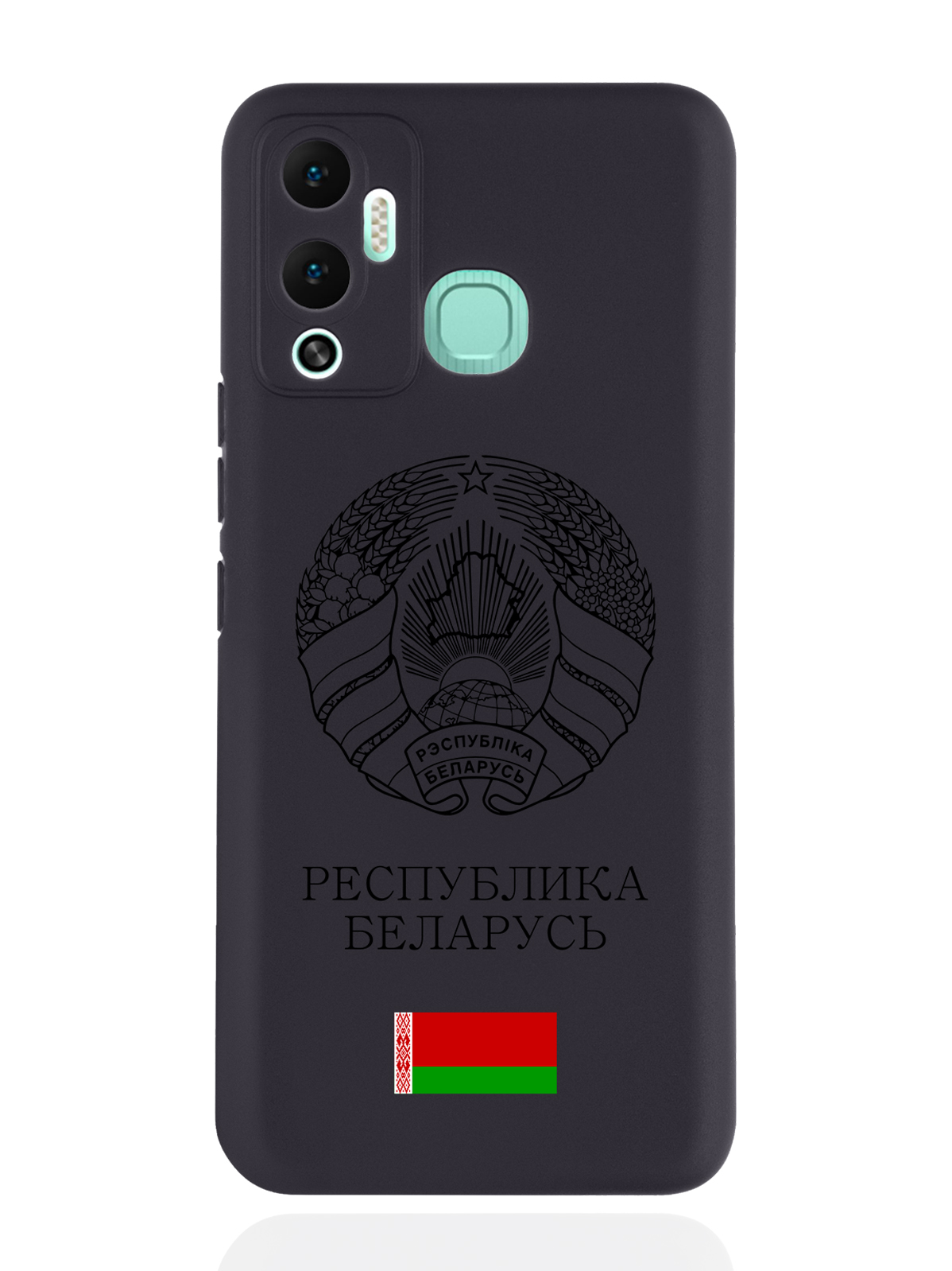 

Чехол SignumCase для Infinix Hot 12 Play Черный Герб Белоруссии/ Герб Беларуси черный