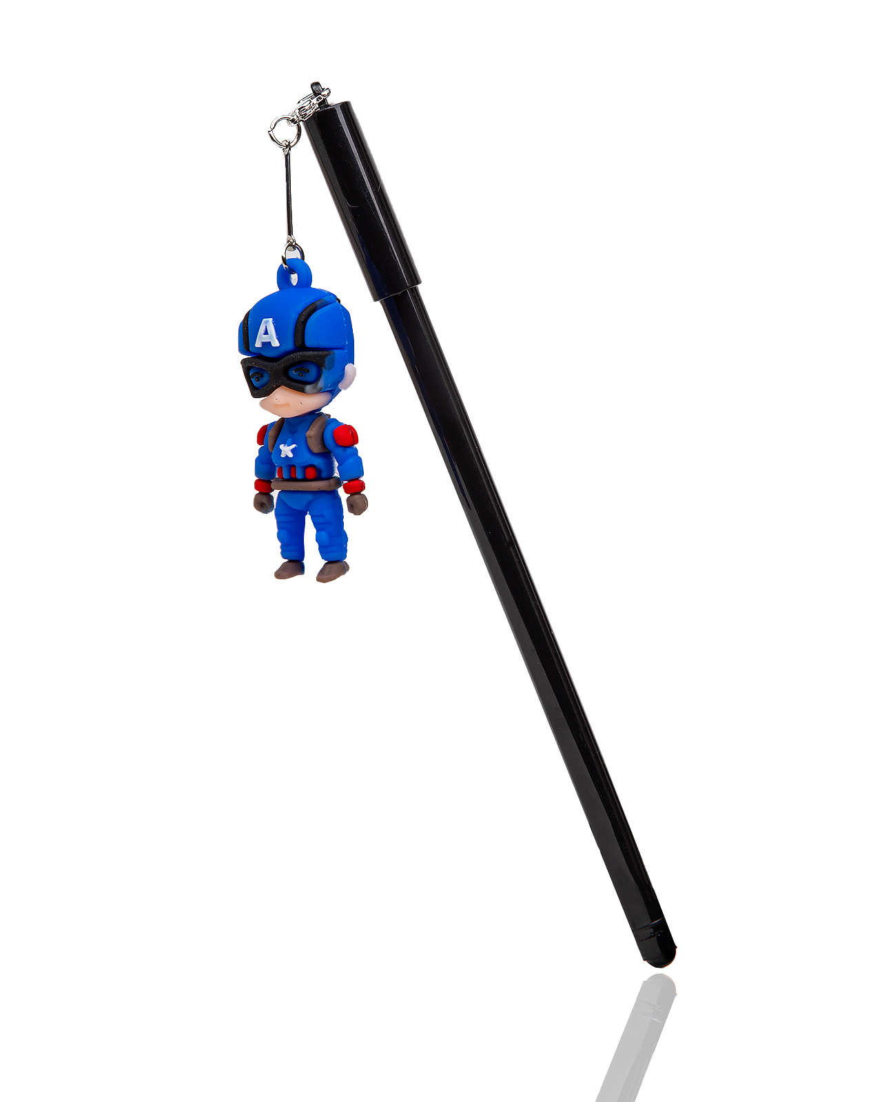 

Ручка шариковая wellywell Супергерои Pen_Superheroes_CaptainAmerica, синяя, 1 шт.