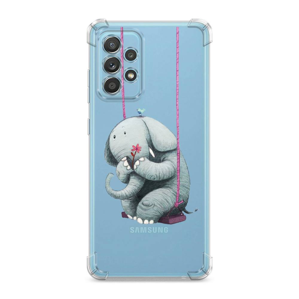 

Чехол Awog на Samsung Galaxy A33 "Грустный слоник", Розовый, 2104451-1