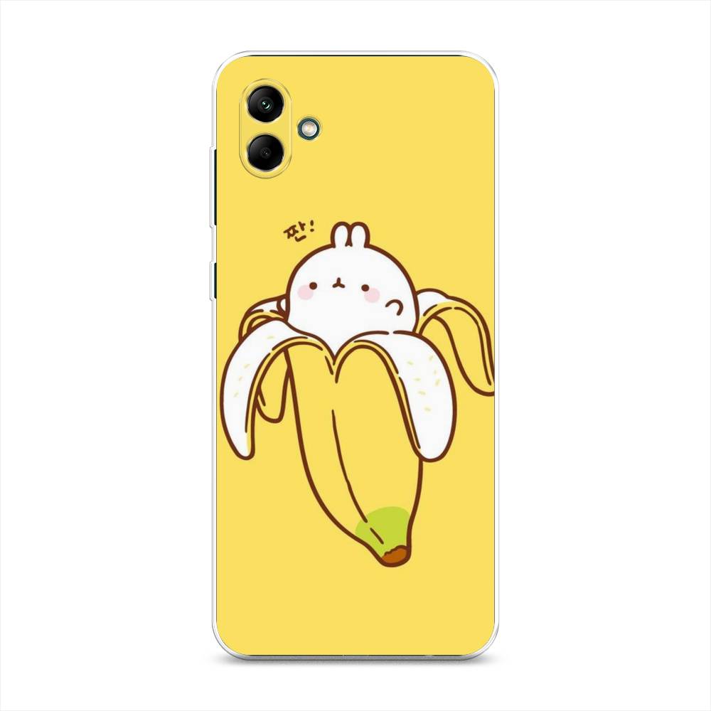 

Чехол Awog на Samsung Galaxy A04 / Самсунг A04 "Зайчик-бананчик", 2107050-2