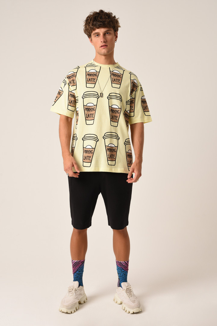 

Футболка мужская king brich T-SHIRT1062 бежевая XL (доставка из-за рубежа), T-SHIRT1062