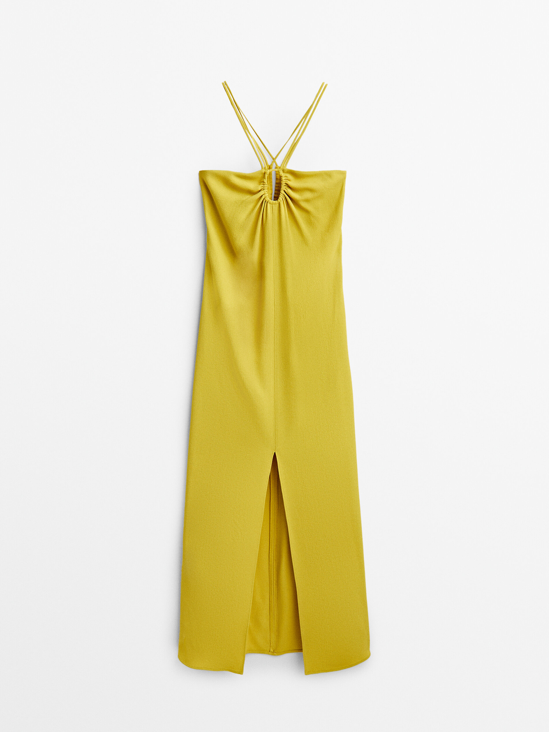 

Платье женское Massimo Dutti 06792862520 зеленое L, 06792862520