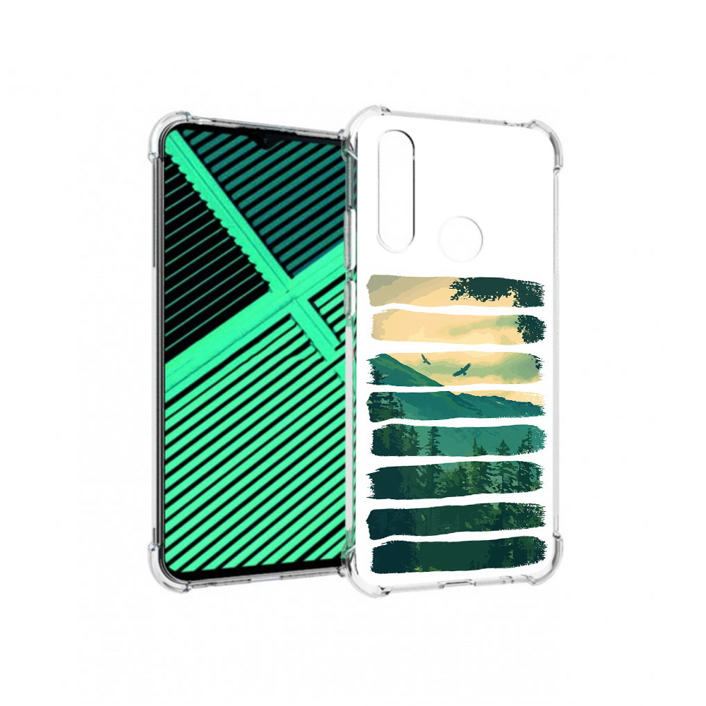 

Чехол MyPads Tocco для Motorola Moto G8 Power Lite Лесная чаща (PT227069.358.107), Прозрачный, Tocco