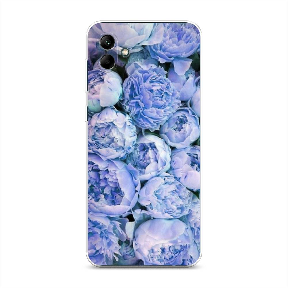 

Чехол Awog на Samsung Galaxy A04 / Самсунг A04 "Пионы голубые", 2107050-8
