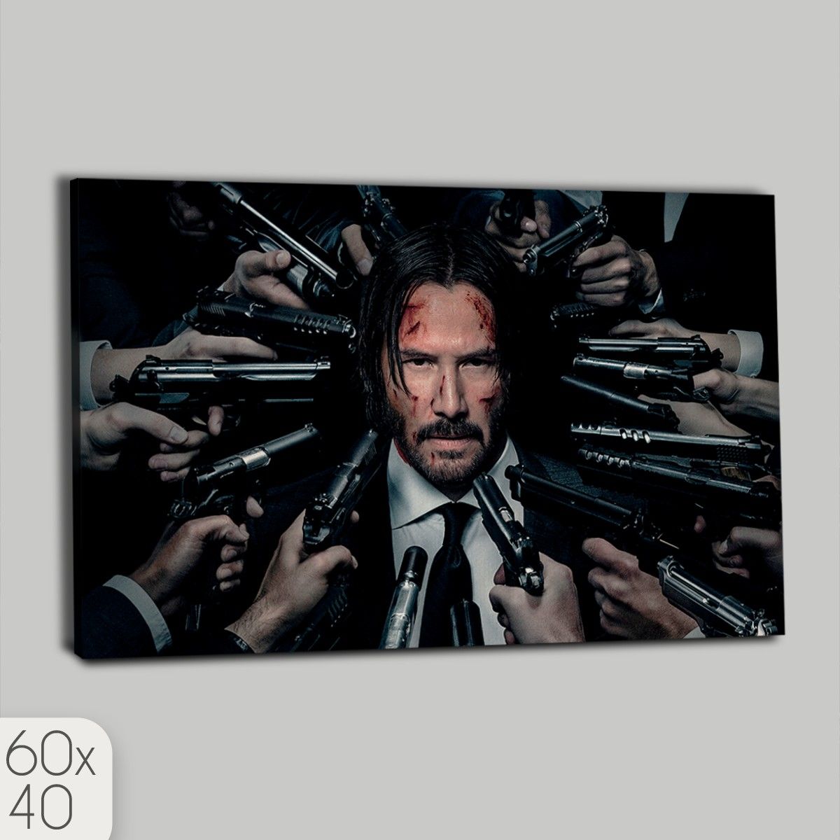 Картина интерьерная на холсте Фильм Джон Уик Киану Ривз - 1968