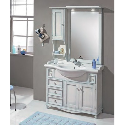 

Зеркало со шкафчиком 95 см Cezares Star SP95.03 pennellato turchese