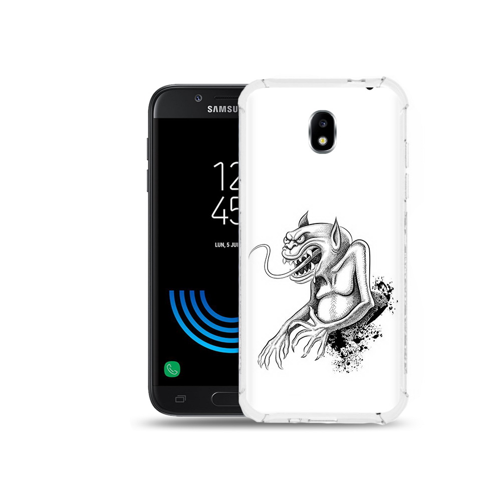 

Чехол MyPads Tocco для Samsung Galaxy J5 (2017) чорт, Прозрачный, Tocco