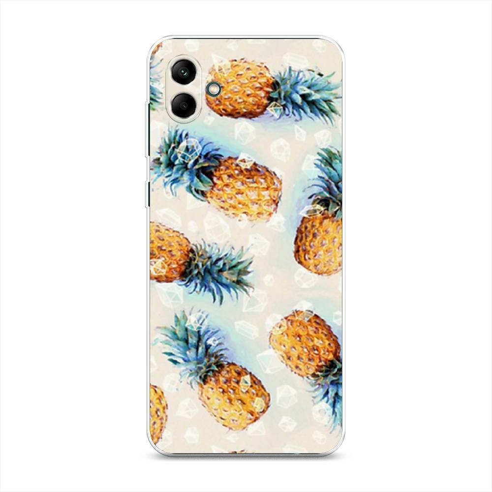 

Чехол Awog на Samsung Galaxy A04 / Самсунг A04 "Ананасы", 2107050-3