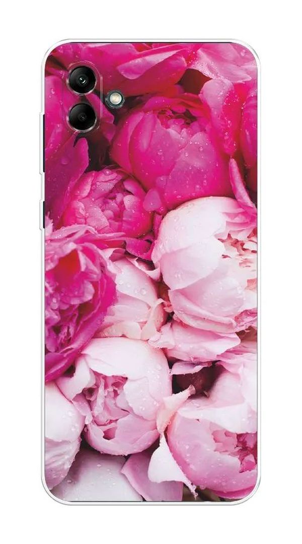 

Чехол Awog на Samsung Galaxy A04 / Самсунг A04 "Пионы розово-белые", Разноцветный, 2107050-8
