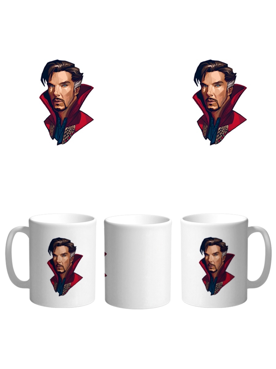 фото Кружка сувенирshop "doctor strange/доктор стрэндж/marvel" 330 мл