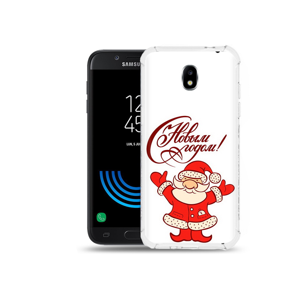 

Чехол MyPads Tocco для Samsung Galaxy J5 (2017) Добрый дед мороз с новым годом 2023, Прозрачный, Tocco