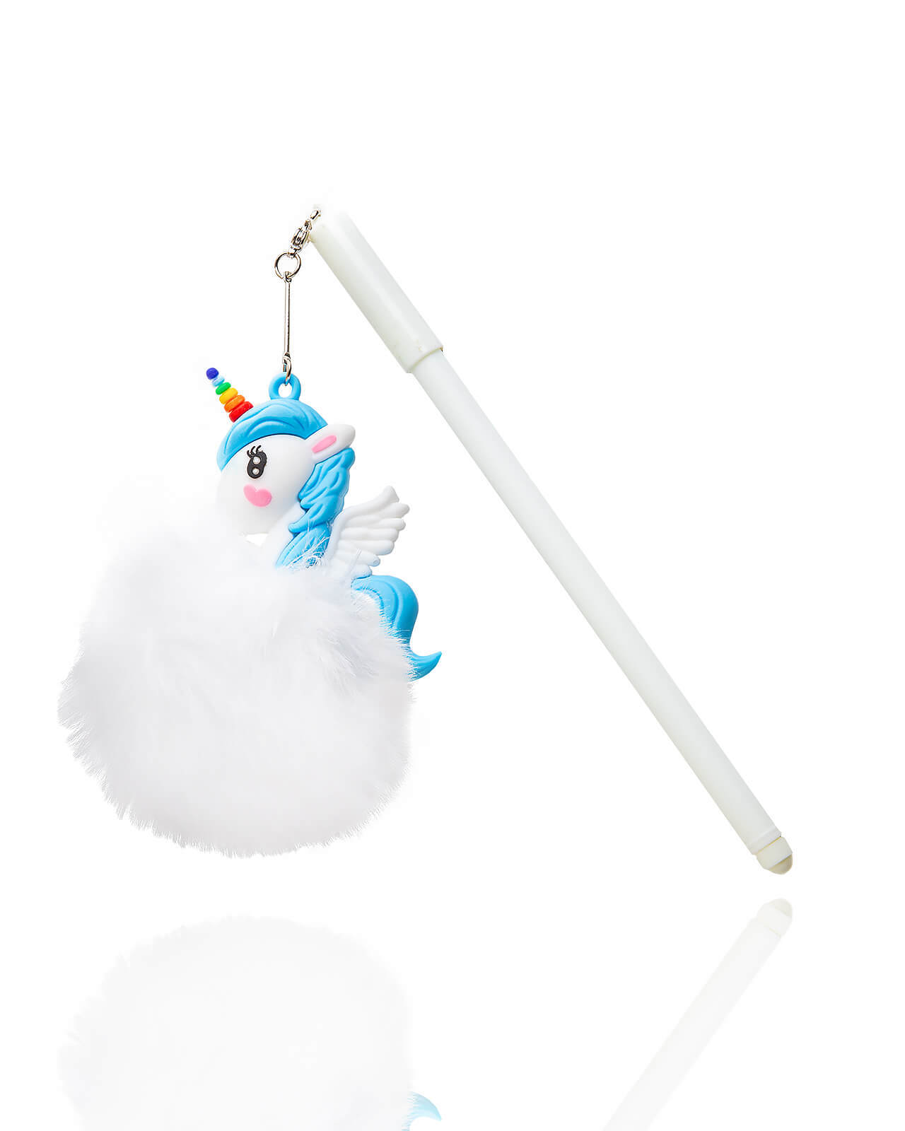 

Ручка шариковая wellywell Единорог Pen_Brelok_Meh_Unicorn_White, синяя, 1 шт.