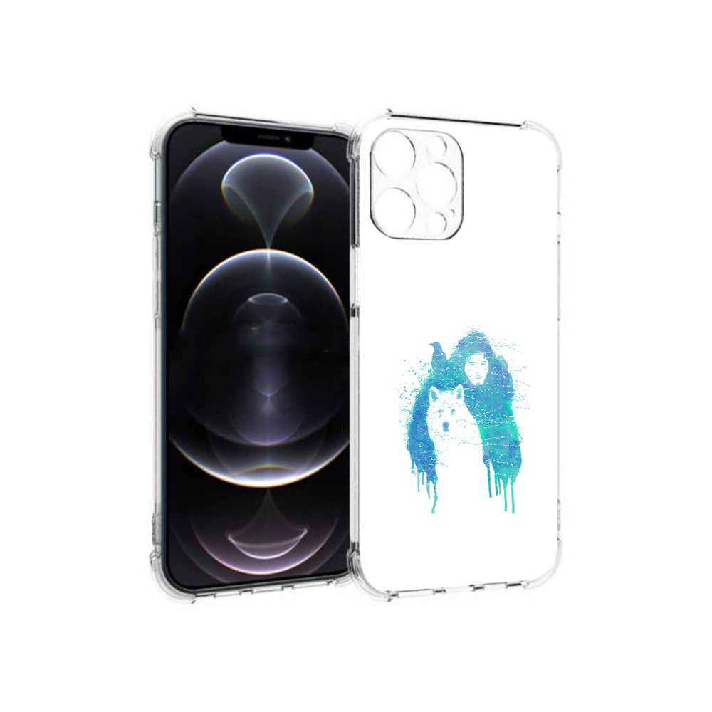 

Чехол MyPads Tocco для Apple iPhone 13 Pro Max джон сноу (PT163170.617.323), Прозрачный, Tocco
