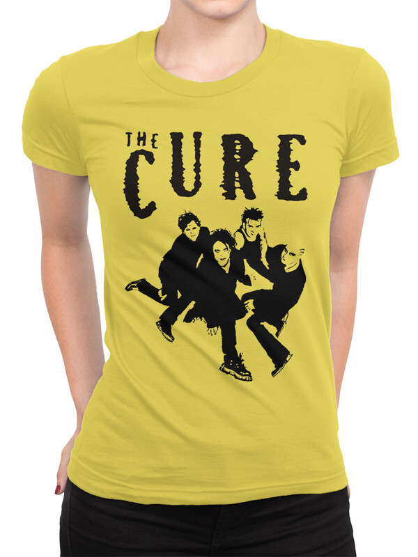 

Футболка женская DreamShirts Studio The Cure 570-thecure-1 желтая XL, Желтый, The Cure 570-thecure-1