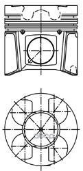 

Поршень KOLBENSCHMIDT 99433600 Dm.87.01X3.00X1.75X2.5 Std