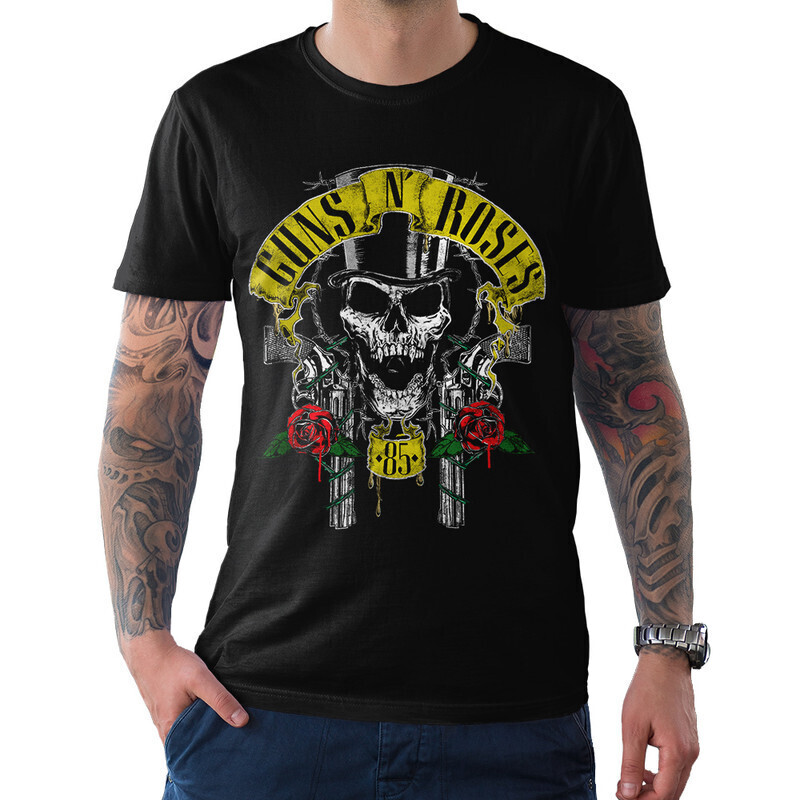 

Футболка мужская Dream Shirts Guns and Roses 1000457-2 черная L, Черный, Guns and Roses 1000457-2