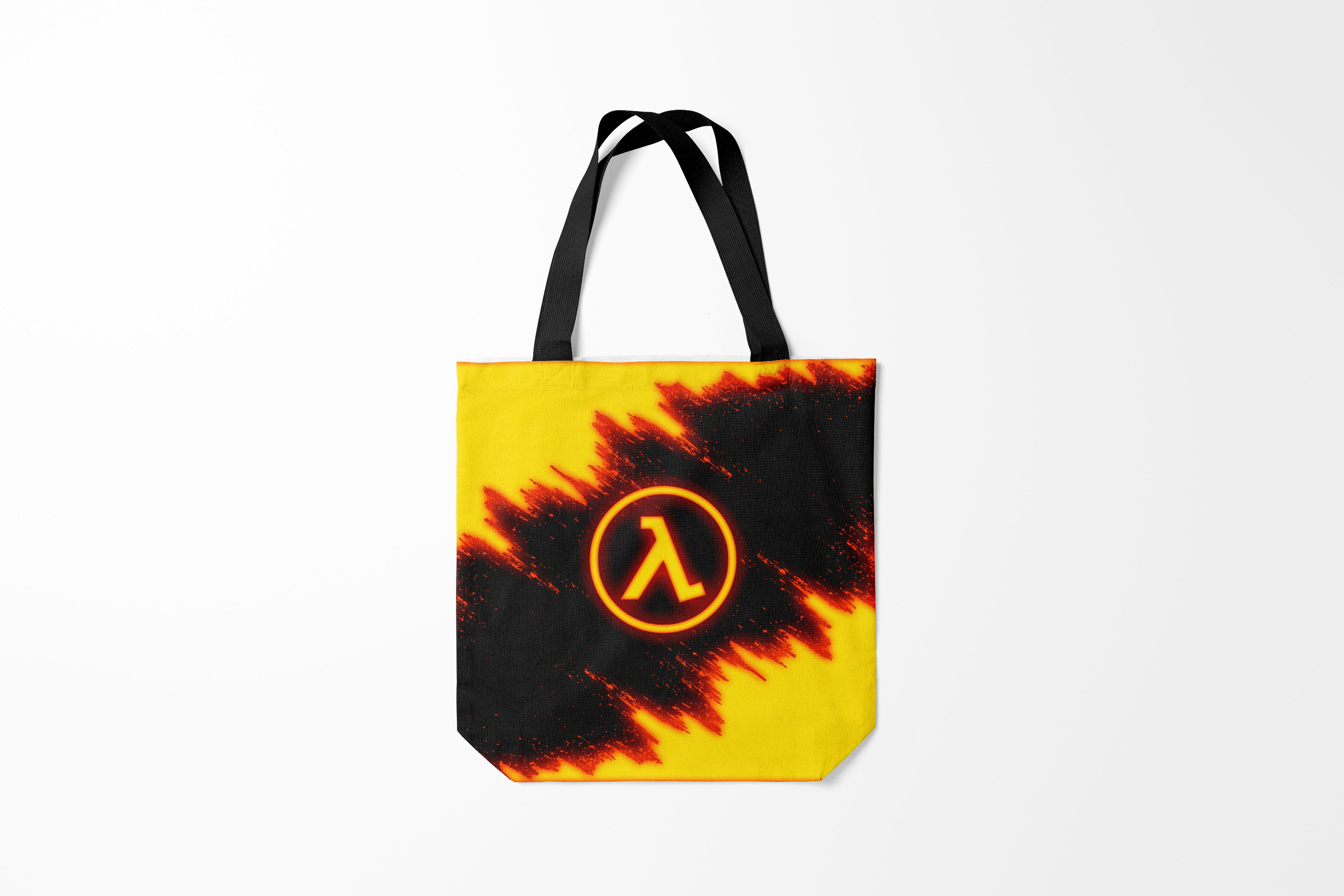 

Сумка шoппер унисекс Burnettie Half Life, желтый, Half Life