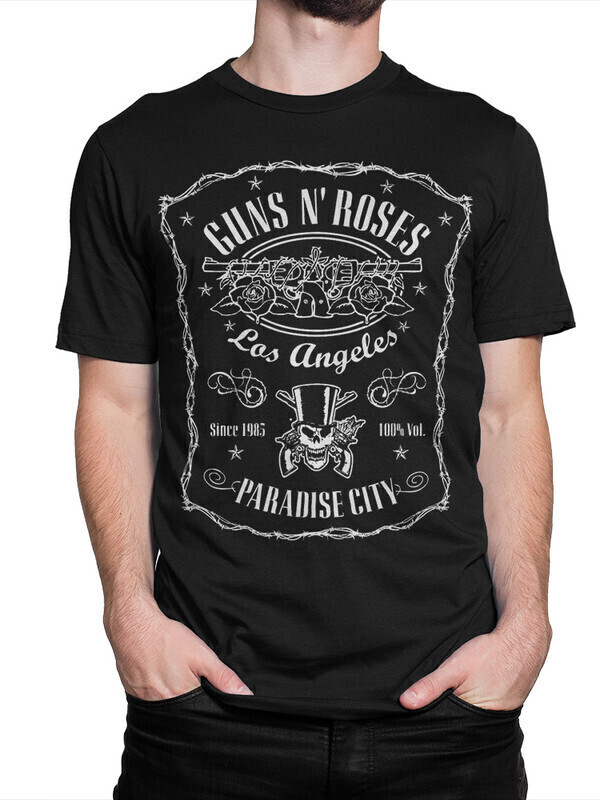 

Футболка мужская Dream Shirts Guns and Roses 5000768-2 черная S, Черный, Guns and Roses 5000768-2