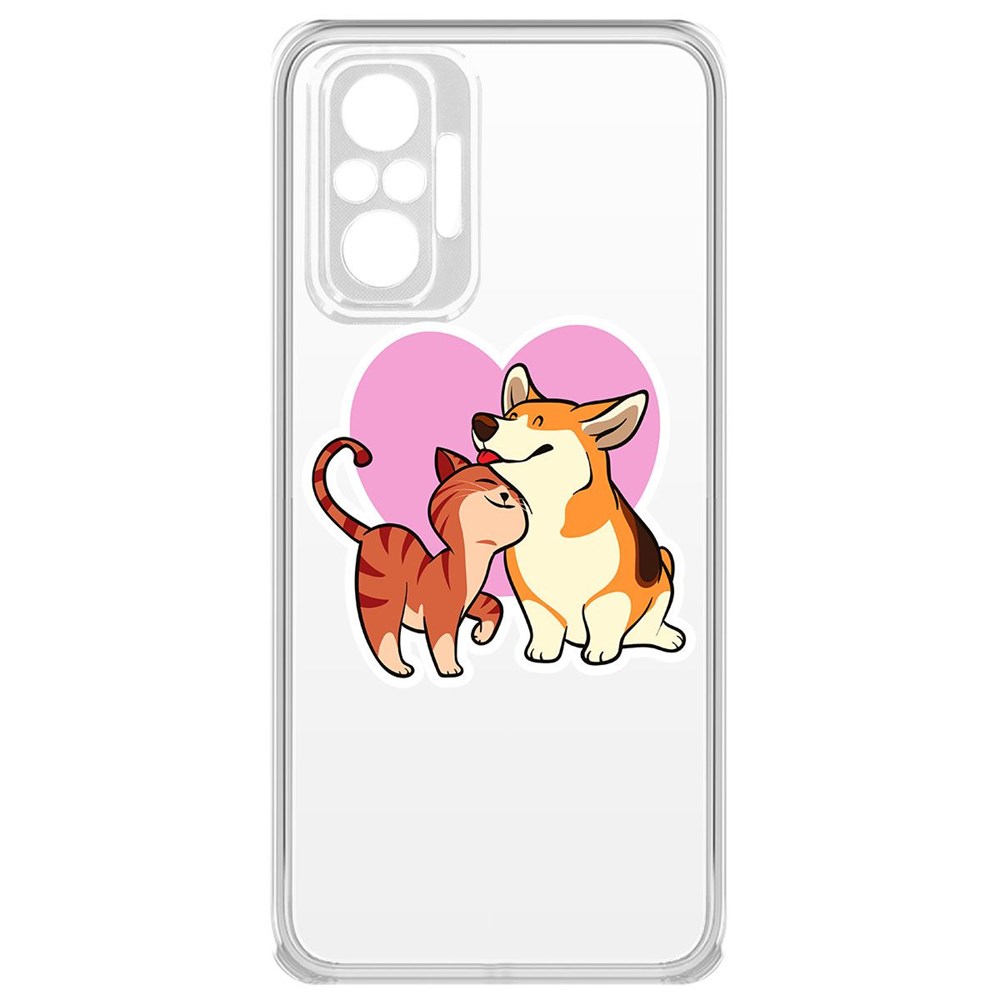 Чехол-накладка Любовь противоположностей для Xiaomi Redmi Note 10 Pro