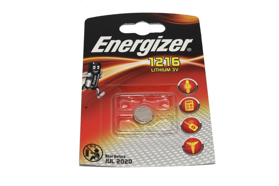 

Батарейка Energizer СR1216 3V LITHIUM 1/10