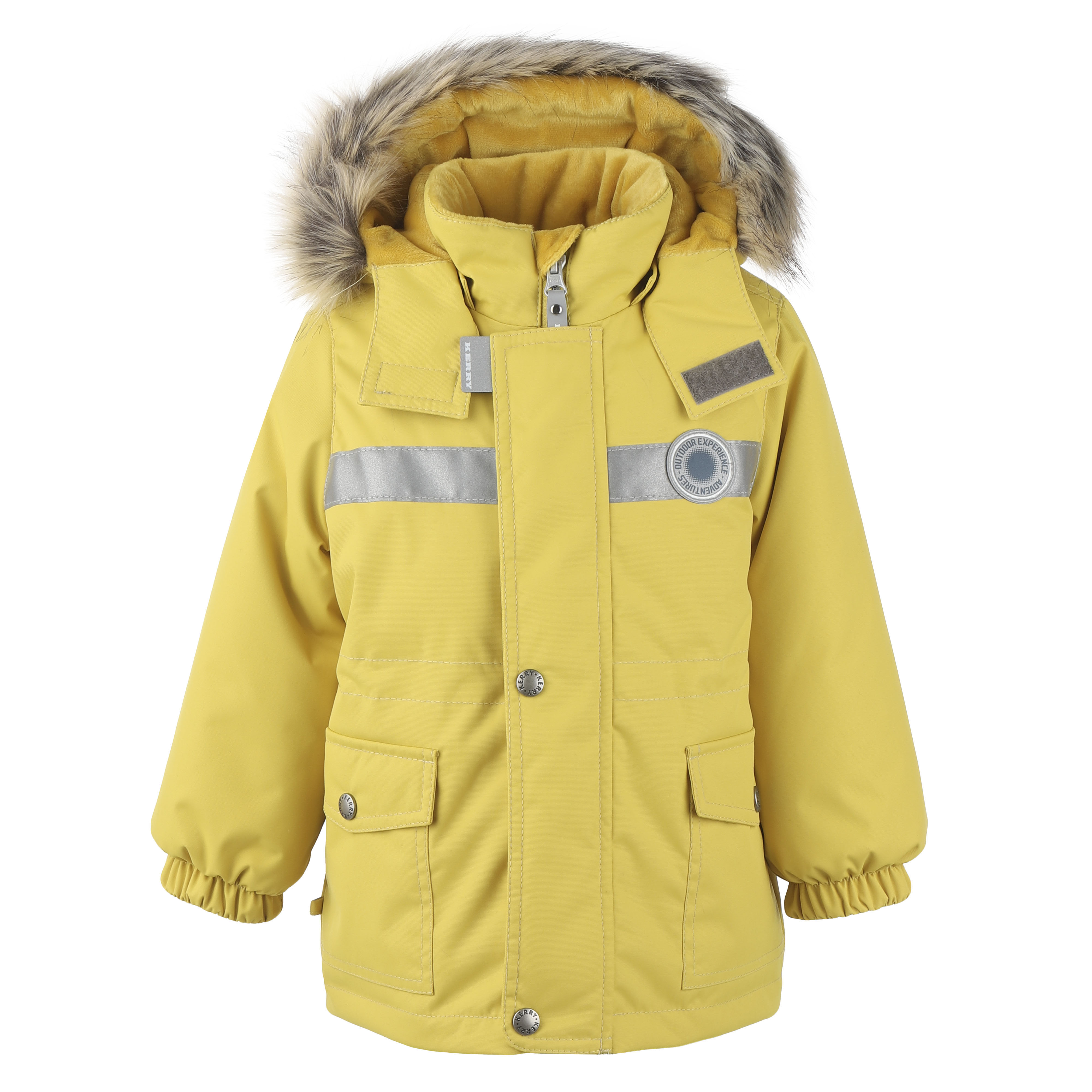 Куртка детская KERRY K20411_2021_NM цв. желтый р. 80