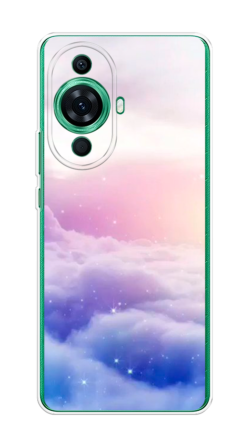 

Чехол на Huawei Nova 11 Pro "Небеса", Голубой;белый;розовый, 6121350-2