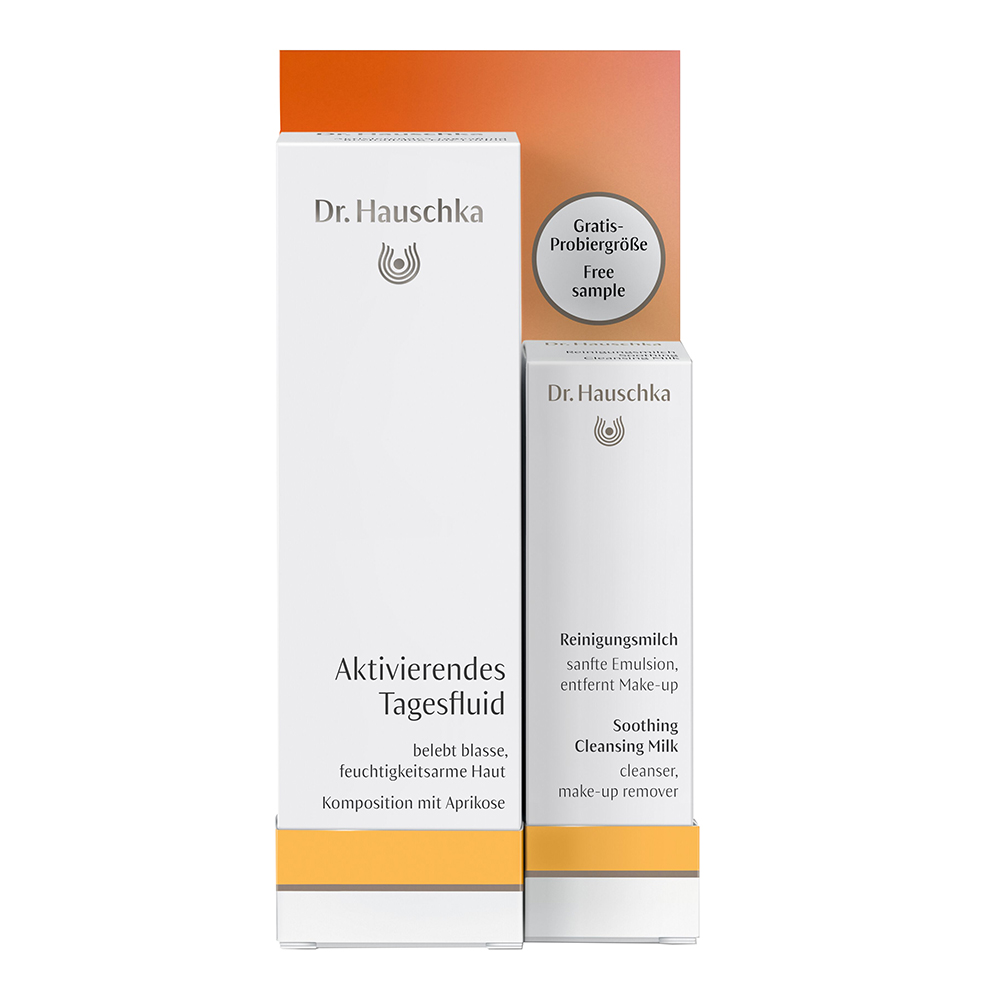 

Флюид для лица Оживляющий + молочко Очищающее Dr Hauschka 60 мл