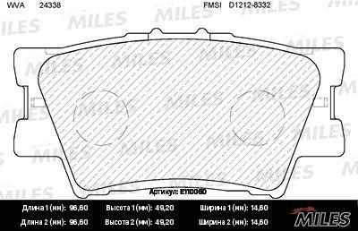 

Колодки тормозные toyota rav 4 06>/camry 2.4/3.5 06> задние semimetallic