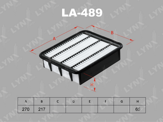 

LA-489_фильтр воздушный! Toyota Land Cruiser J150 2.8D 15>