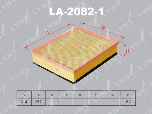 

Воздушный фильтр LYNXauto la20821