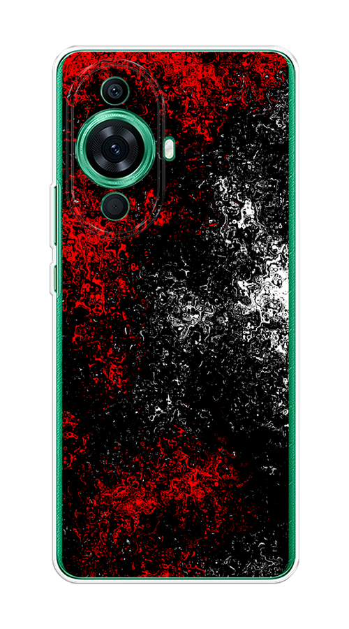 

Чехол на Huawei Nova 11 Pro "Монотипия", Красный;черный;белый, 6121350-3