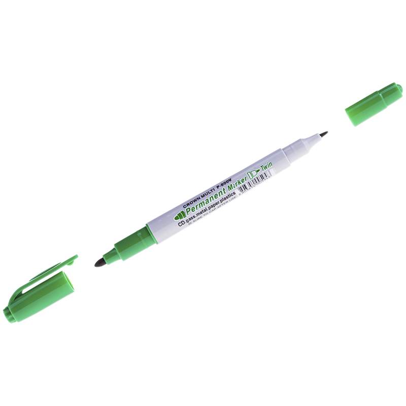 

Маркер перманентный двусторонний CROWN "Multi Marker Twin" арт. 117932, 12 шт., Зеленый