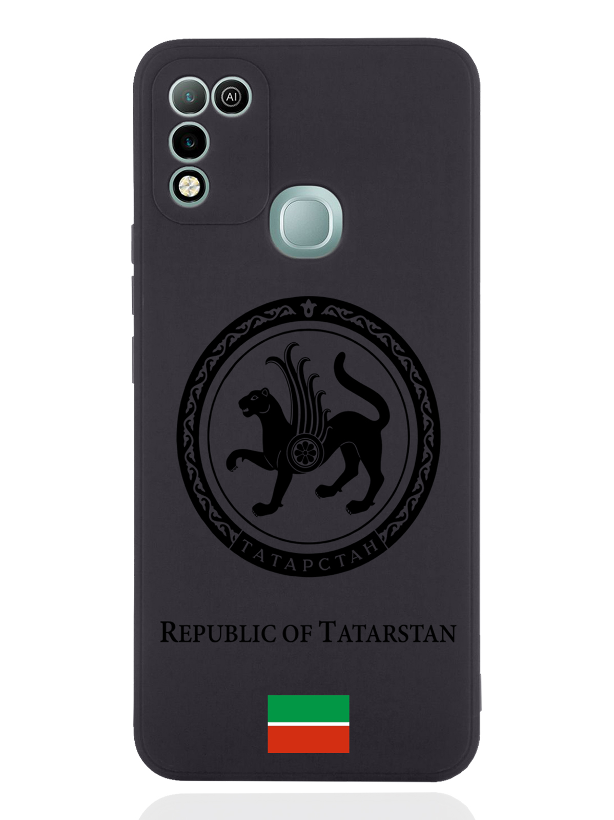 

Чехол SignumCase для Infinix Hot 11 Play Черный лаковый Герб Татарстана черный